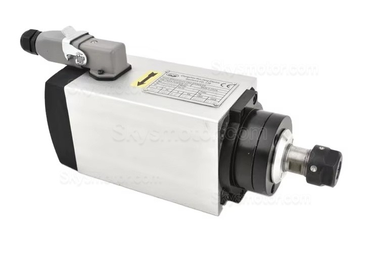 3KW 220V/380V 空冷スピンドルモーターキット GDZ80X73-3 + H100-3.7 可変周波数ドライブと13個のER20コレット付き